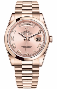 Rolex Day-Date 36 Gold Watch 118205