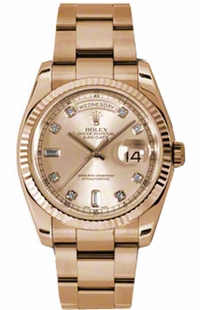 Rolex Day-Date 36 Gold Watch 118235