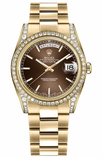 Rolex Day-Date 36 Gold Watch 118388-0194