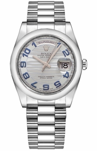 Rolex Day-Date 36 Luxury Platinum Watch 118206