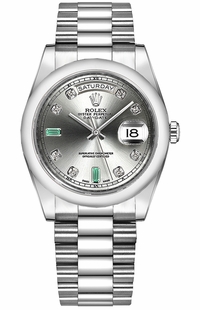 Rolex Day-Date 36 Luxury Watch 118206-0114
