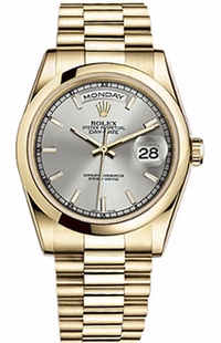 Rolex Day-Date 36 Luxury Watch 118208-0066