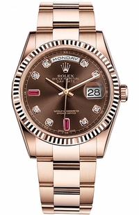 Rolex Day-Date 36 Oyster Bracelet Gold Watch 118235-0096