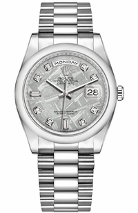 Rolex Day-Date 36 Platinum Watch 118206-0120