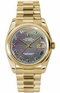 Rolex Day-Date 36 President Bracelet Gold Watch 118208