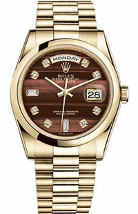 Rolex Day-Date 36 Solid 18K Gold Watch 118208-0332