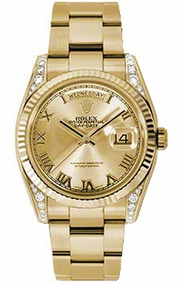 Rolex Day-Date 36 Solid 18K Gold Watch 118338