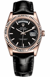 Rolex Day-Date 36 Solid 18K Rose Gold Case Watch 118135-0063