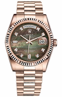 Rolex Day-Date 36 Solid 18K Rose Gold Watch 118235-0007