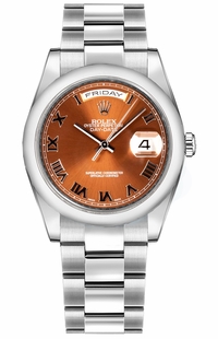 Rolex Day-Date 36 Solid 18K White Gold Watch 118209