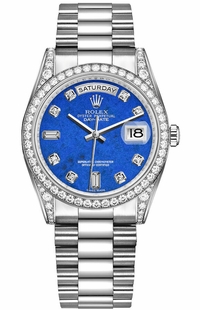 Rolex Day-Date 36 Solid 18K White Gold Watch 118389-0083