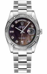 Rolex Day-Date 36 Solid White Gold Watch 118239-0116