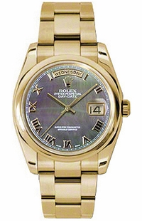 Rolex Day-Date 36 Solid Yellow Gold Watch 118208