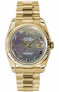 Rolex Day-Date 36 Swiss Automatic 18K Gold Watch 118238
