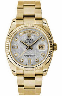Rolex Day-Date 36 Swiss Yellow Gold Watch 118238-0227
