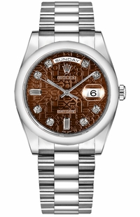 Rolex Day-Date 36 White Gold Watch 118209