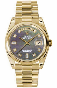 Rolex Day-Date 36 Yellow Gold Watch 118208
