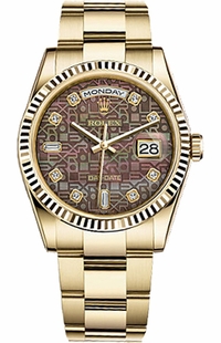 Rolex Day-Date 36 Yellow Gold Watch 118238-0191