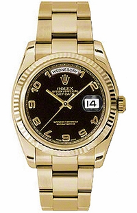 Rolex Day-Date 36 Yellow Gold Watch 118238