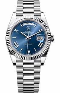 Rolex Day-Date 40 Fluted Bezel President Bracelet Men's Watch 228236-0007