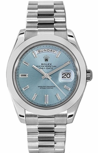 Rolex Day-Date 40 Platinum Watch 228206-0002