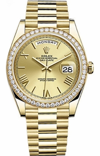 Rolex Day-Date 40 Solid 18K Yellow Gold Men's Watch 228348RBR-0003