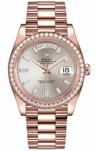 Rolex Day-Date 40 Sundust Diamond Dial Men's Watch 228345RBR-0007