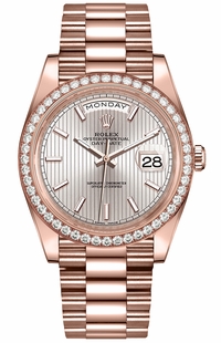 Rolex Day-Date 40 Sundust Stripe Motif Dial Men's Watch 228345RBR-0010