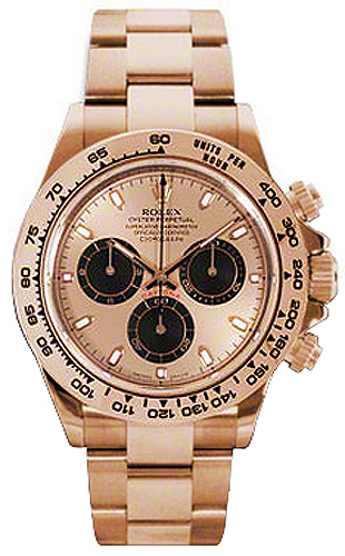 116505-PNK Rolex Oyster Perpetual Daytona Pink Chronograph Dial
