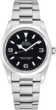 Rolex Explorer Black Dial 36mm Steel Men's Watch 114270
