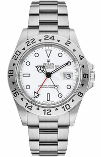 Rolex Explorer II Oystersteel White Dial Men's Watch 16570