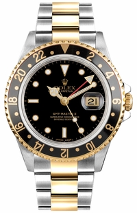 Rolex GMT-Master II Black Dial Men's Watch 16713LN