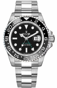 Rolex GMT-Master II Black & Grey Ceramic Bezel Men's Watch 126710GRNR-0004