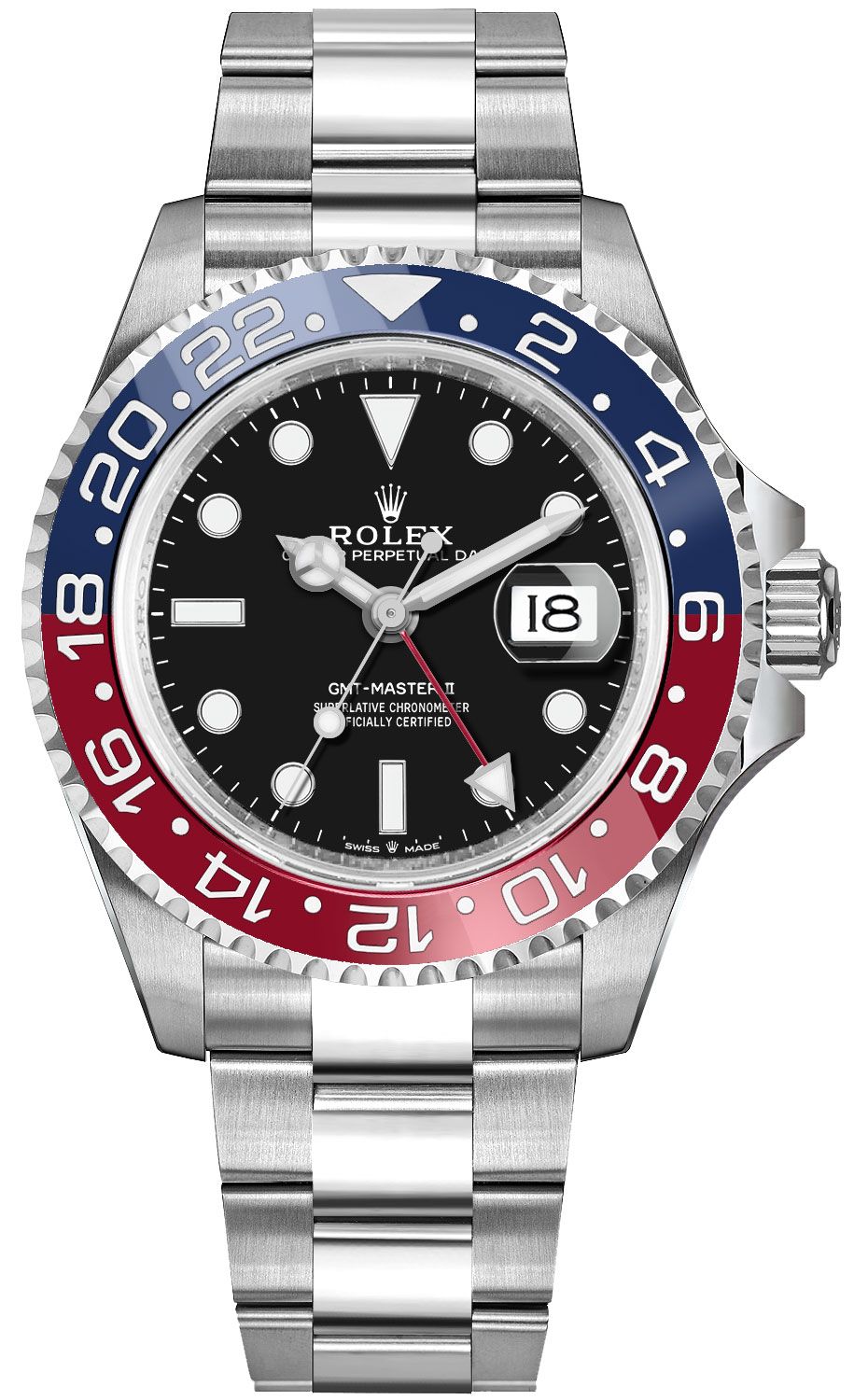 M126710BLRO-0002 Rolex GMT-Master II Oystersteel Mens Watch