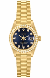 Rolex Lady-Datejust 26 18k Yellow Gold Women's Watch 69138