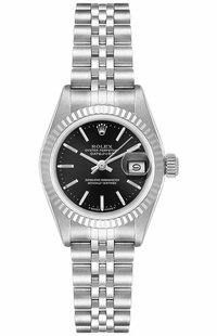 Rolex Lady-Datejust 26 Black Index Dial Jubilee Bracelet Women's Watch 69174