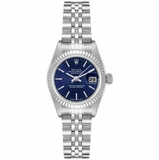 Rolex Lady-Datejust 26 Blue Dial Women's Watch 69174