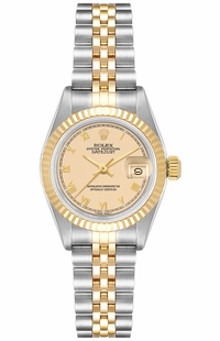Rolex Lady-Datejust 26 Champagne Dial Women's Watch 69173