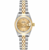 Rolex Lady-Datejust 26 Champagne Dial Women's Watch 69173