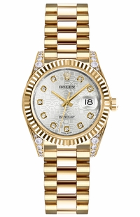 Rolex Lady-Datejust 26 Diamonds Women's Watch 179238