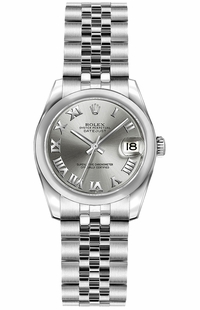 Rolex Lady-Datejust 26 Domed Bezel Jubilee Bracelet Women's Watch 179160-0036