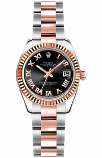 Rolex Lady-Datejust 26 Everose Rolesor Oyster Women's Watch 179171