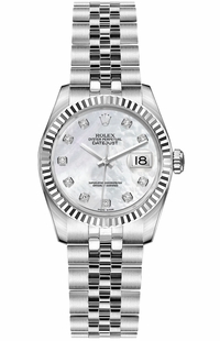 Rolex Lady-Datejust 26 Fluted Bezel Women's Watch 79174