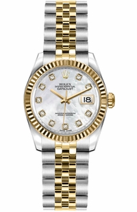 Rolex Lady-Datejust 26 Gold & Steel Watch 179173