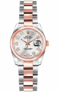 Rolex Lady-Datejust 26 Gold & Steel Women's Watch 179161