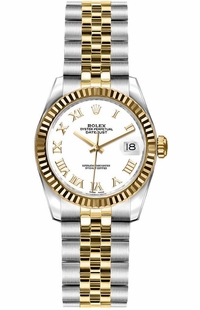 Rolex Lady-Datejust 26 Gold Women's Watch 179173-0182