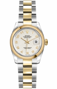 Rolex Lady-Datejust 26 Ivory Dial Women's Watch 179163