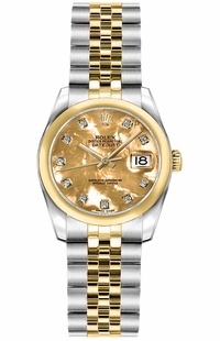 Rolex Lady-Datejust 26 Jubilee Bracelet Gold & Steel Women's Watch 179163