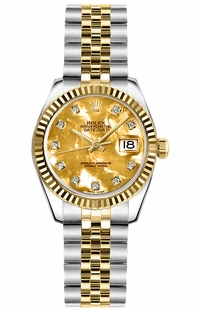 Rolex Lady-Datejust 26 Jubilee Bracelet Steel & Gold Watch 179173