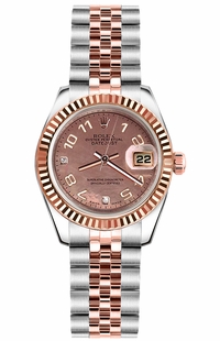 Rolex Lady-Datejust 26 Jubilee Bracelet Steel & Rose Gold Women's Watch 179171
